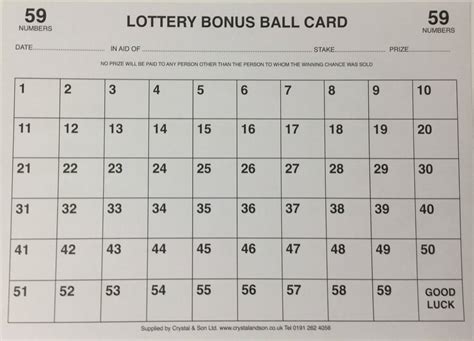 Lottery Printing .